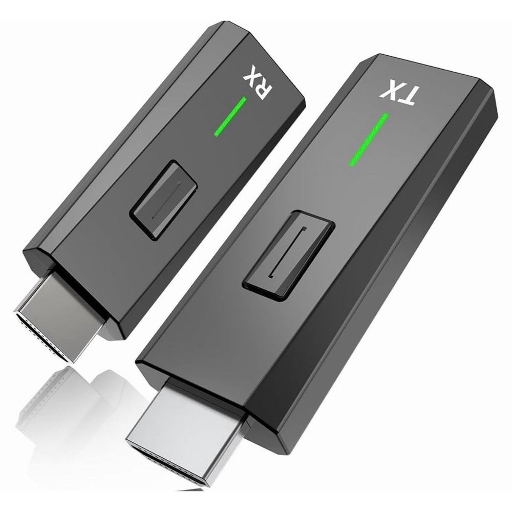 2026 Upgraded Wireless HDMI Transmitter and Receiver 328FT/100M, 4k Decode 10...